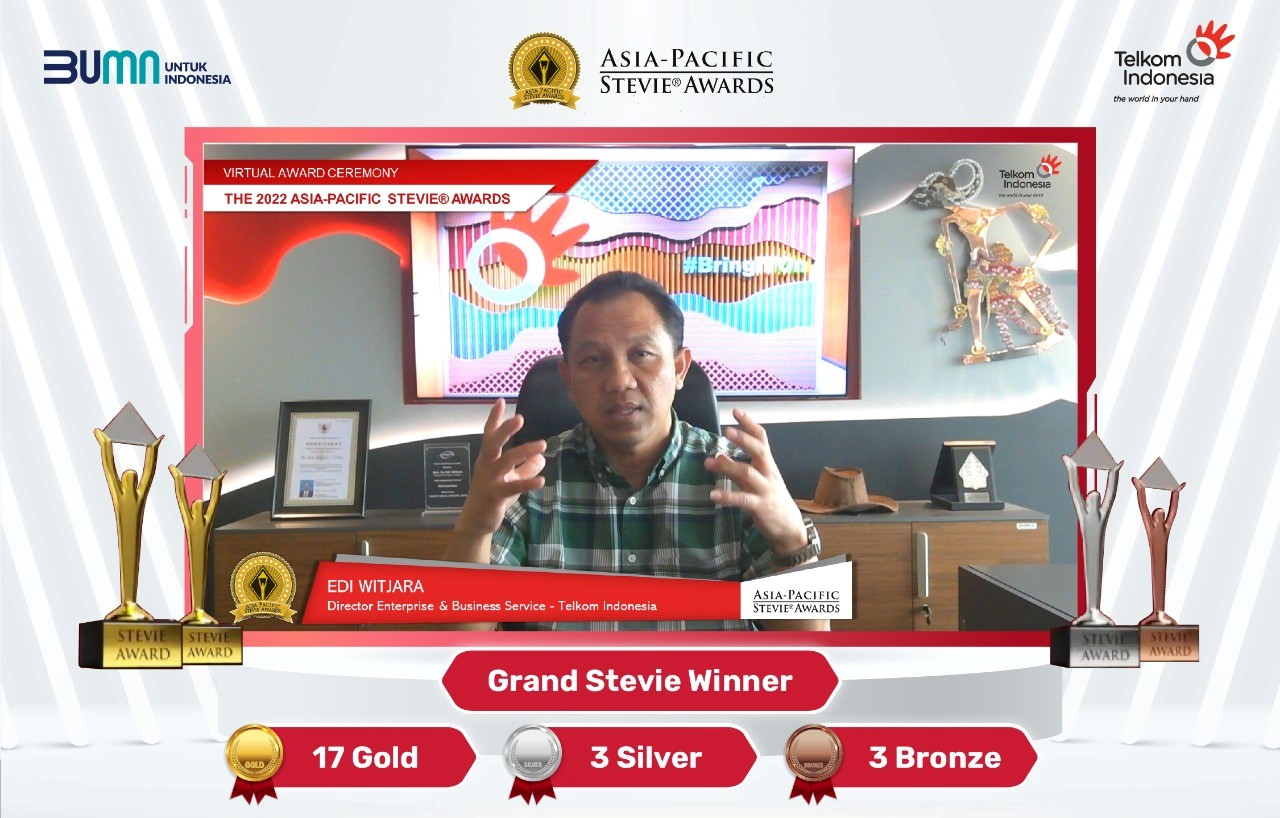 Telkom Kembali Raih The Grand Stevie Award for Organization of The Year