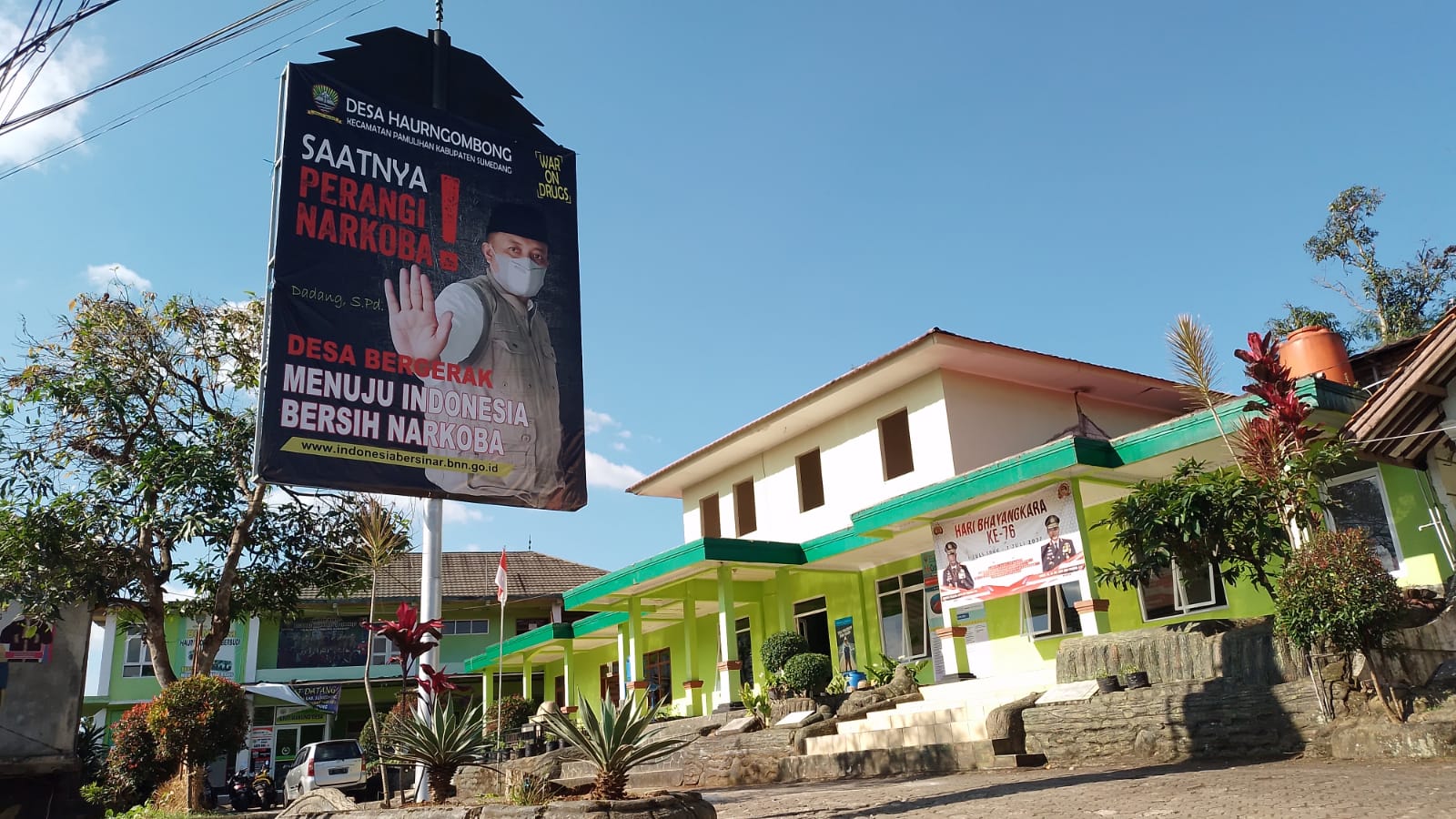 Kantor Desa Haurngombong, Kecamatan Pamulihan, Kabupaten Sumedang. (Yanuar/Jabar Ekspres)