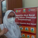 Kepala Dinas Kesehatan Kota Bandung Ahyani Raksanagara, menjelaskan mengenai angka Covid-19 di Kota Bandng yang naik hingga 300 persen dua pekan terakhir. (Arvi/Jabar Ekspres).