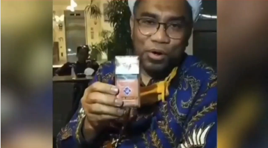Mengaku Tak Kenal Bechi, Video Ali Ngabalin Promo Rokok Buatan Ponpes Shiddiqiyyah Tersebar
