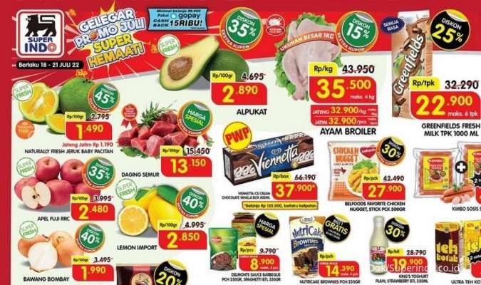 Promo Superindo Sampai 21 Juli 2022, Jangan Terlewat!