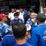 Belasan Dewan Pimpinan Anak Cabang (DPAC) Partai Demokrat Kota Bandung menggeruduk Sekretariat DPD Partai Demokrat Jawa Barat