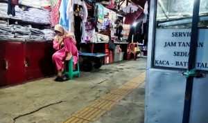 Pedagang yang Berjualan di Pasar PKL Cicadas Tersisa 60 Persen