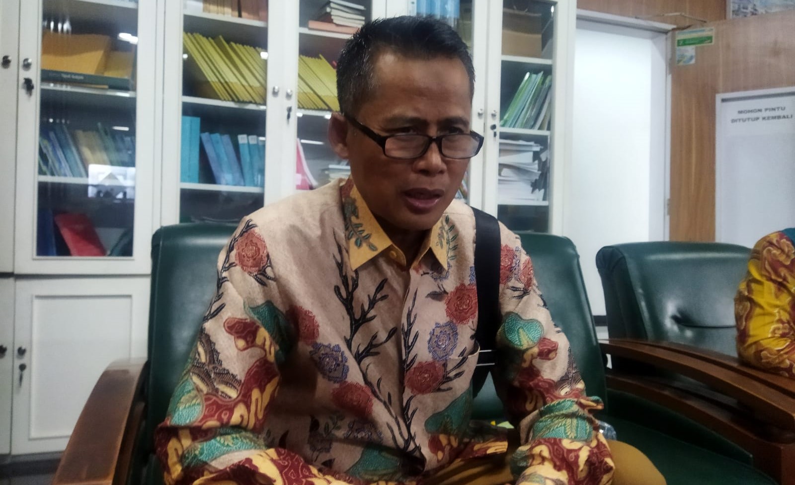 Pustakawan Utama Dispusipda Jabar, Ahmad Hadadi.