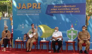Dok. Diskusi Japri dengan tema Bulan Imunisasi Anak Nasional (BIAN) 2022. Senin (1/8). Foto. Sandi Nugraha