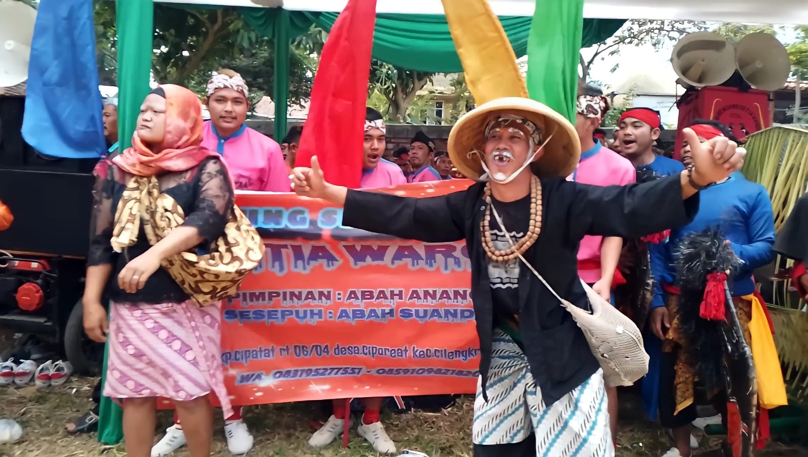 Ilustrasi kesenian: Festival Seni Benjang di Desa Ciporeat, Kecamatan Cilengkrang, Kabupaten Bandung. (Yanuar/Jabar Ekspres)
