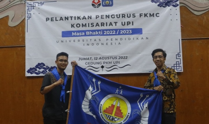 Pelantikan pengurus FKMC Komisariat UPI Periode 2022 – 2023. (ist)