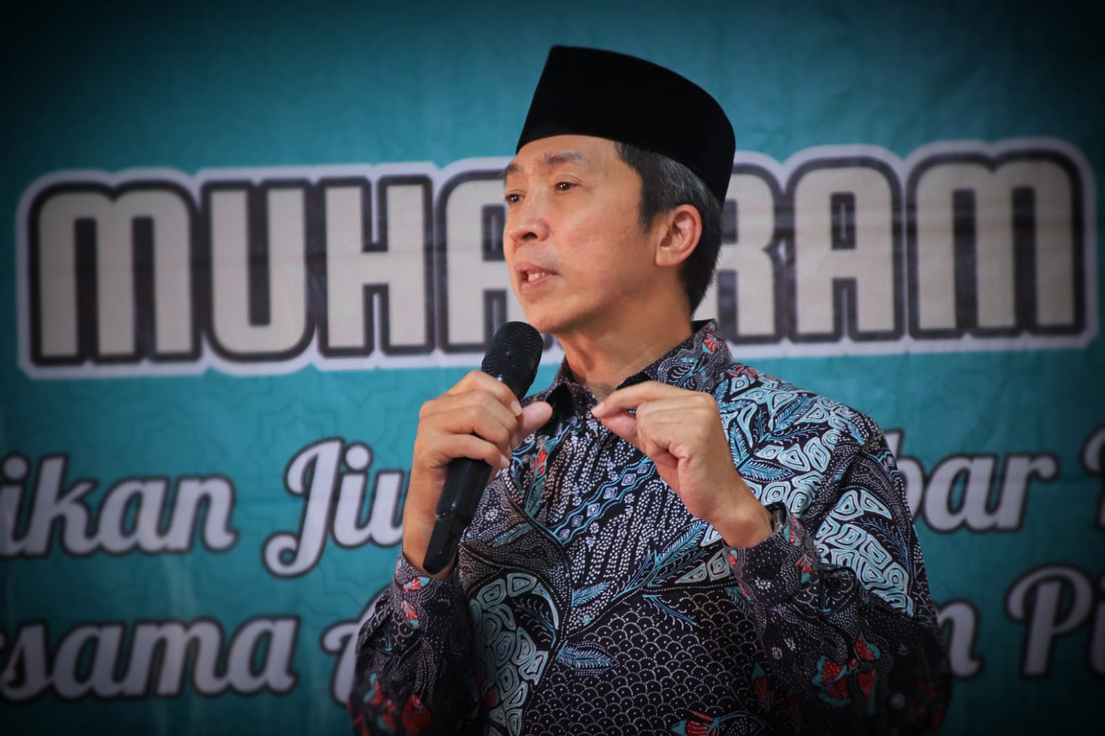 Wakil Wali Kota Bogor Dedie A Rachim, menjelaskan persiapan Pemkot Bogor dalam mengantisipasi virus cacar monyet. (Yudha Prananda / Jabar Ekspres)