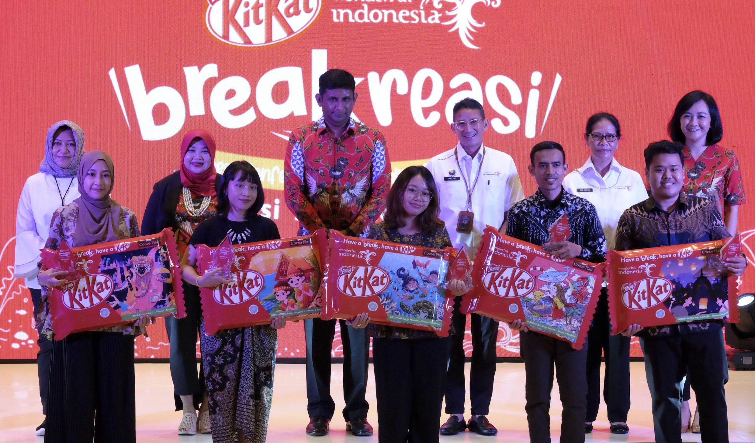 Karya 3 Anak Muda Asal Bandung jadi Kemasan Spesial Pariwisata Hasil Kompetisi KitKat Breakreasi Design Challenge