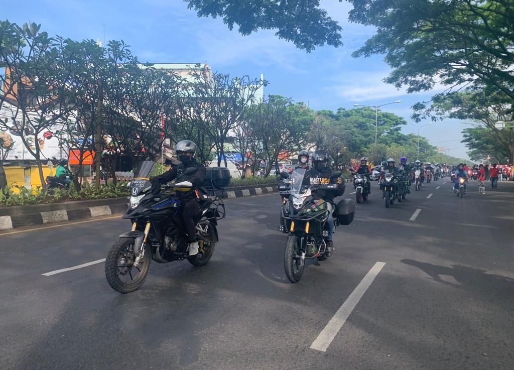 Sambut Kemerdekaan, Bikers Honda Ramaikan Convoy Merdeka