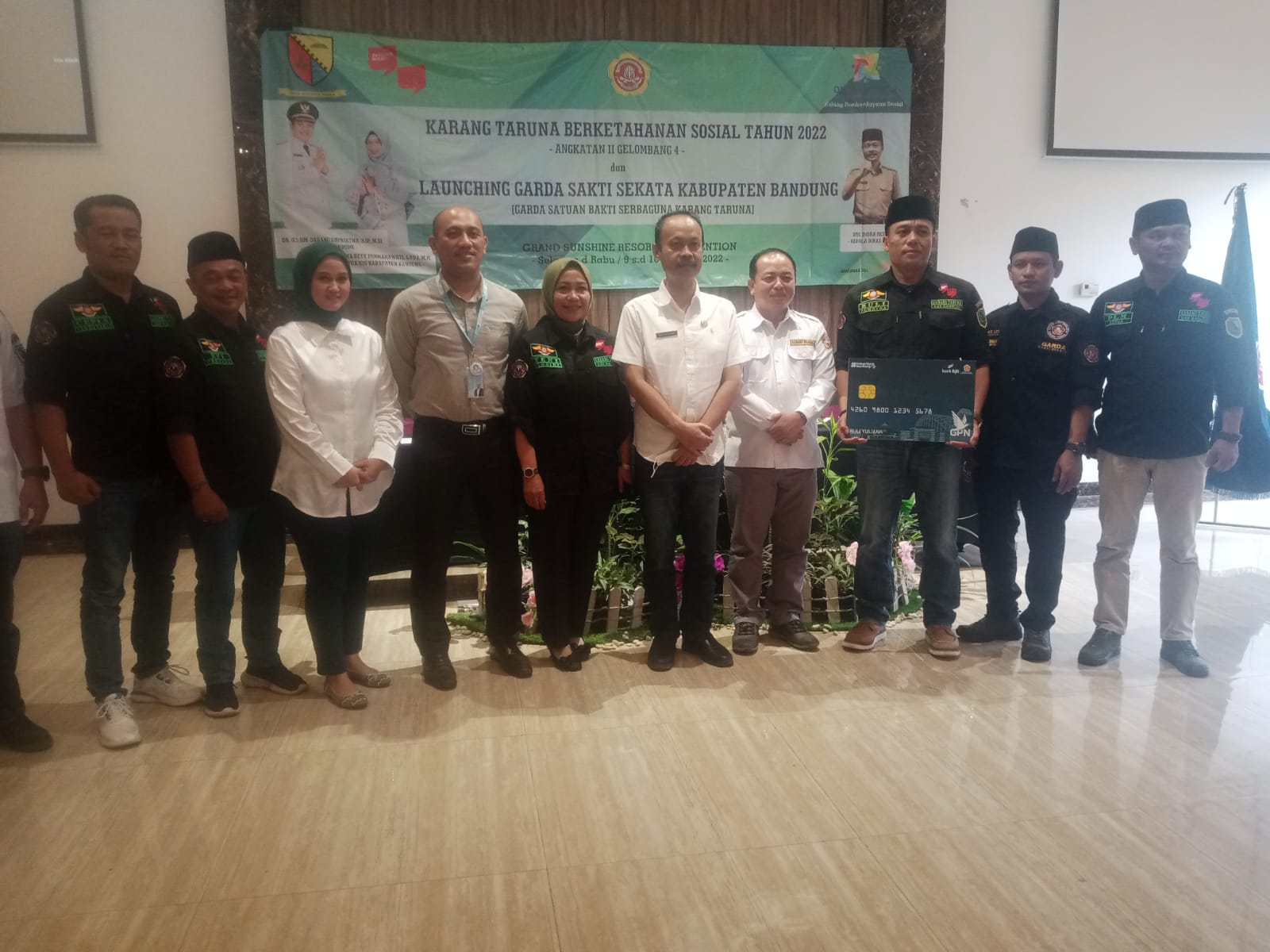 Karang Taruna Kabupaten Bandung Melantik 10 Pengurus Garda Sakti