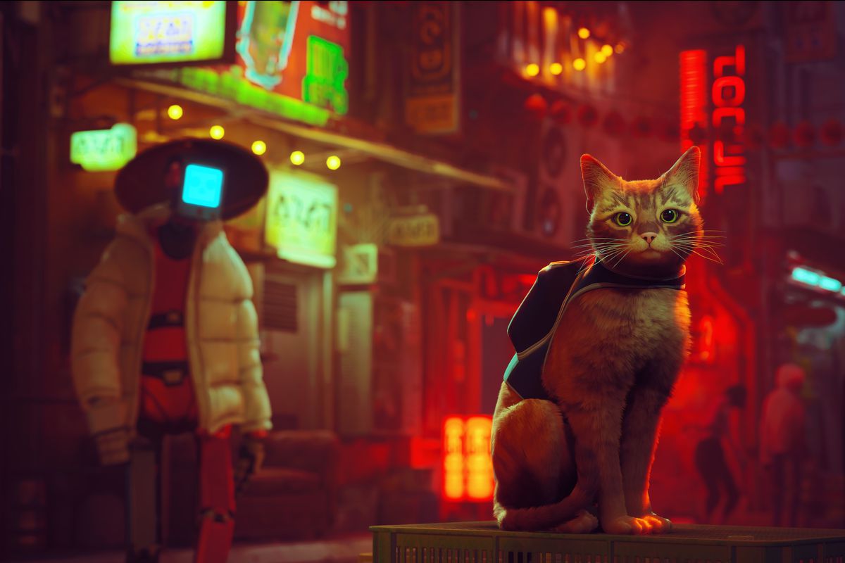 link-download-game-stray-cat-petualangan-kucing-oren-cyberpunk