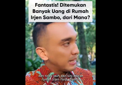 Video Aiman Witjaksono Datang ke Rumah Ferdy Sambo Viral, Ada Uang Rp900 Miliar