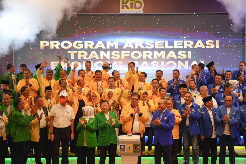 setelah menyamakan visi Koalisi Indonesia Bersatu (KIB) dengan telah menyepakati program keberlanjutan pembangunan Presiden Joko Widodo.
