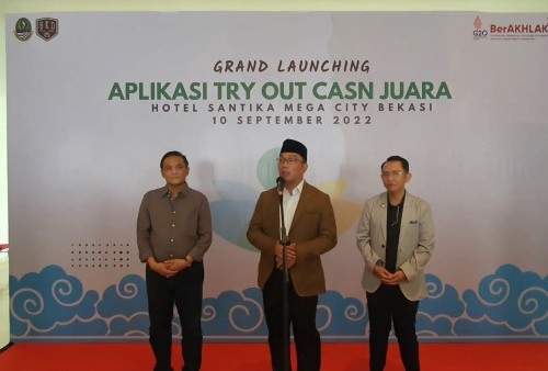 Peluncuran Platform CASN Juara oleh Gubernur JAwa Barat Ridwan Kamil. (ist)