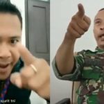 Dua prajurit TNI yang kesal denga Efendi SImbolon dan menuntutnya meminta maaf. Kalo tidak, mereka mengancam, Effendi Simbolon akan diburu TNI.
