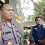 Kepala Sekolah Polisi Negara (SPN) Gorontalo Kombes Agus Widodo, saat mengungkap polisi penembak polisi sudah diperiksa propam. ANTARA/Adiwinata Solihin