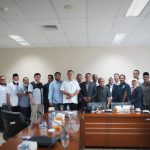 Jajaran Kadin Kota Bogor bersama asosiasi pengusaha di Kota Bogor saat menyambangi Komisi III DPRD Kota Bogor, Senin (19/9). (Yudha Prananda /Jabar Ekspres)