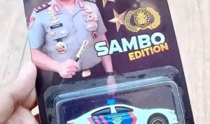 Viral Mainan Mobil Polisi dengan Kemasan Foto Ferdy Sambo, Warganet: Samborghini