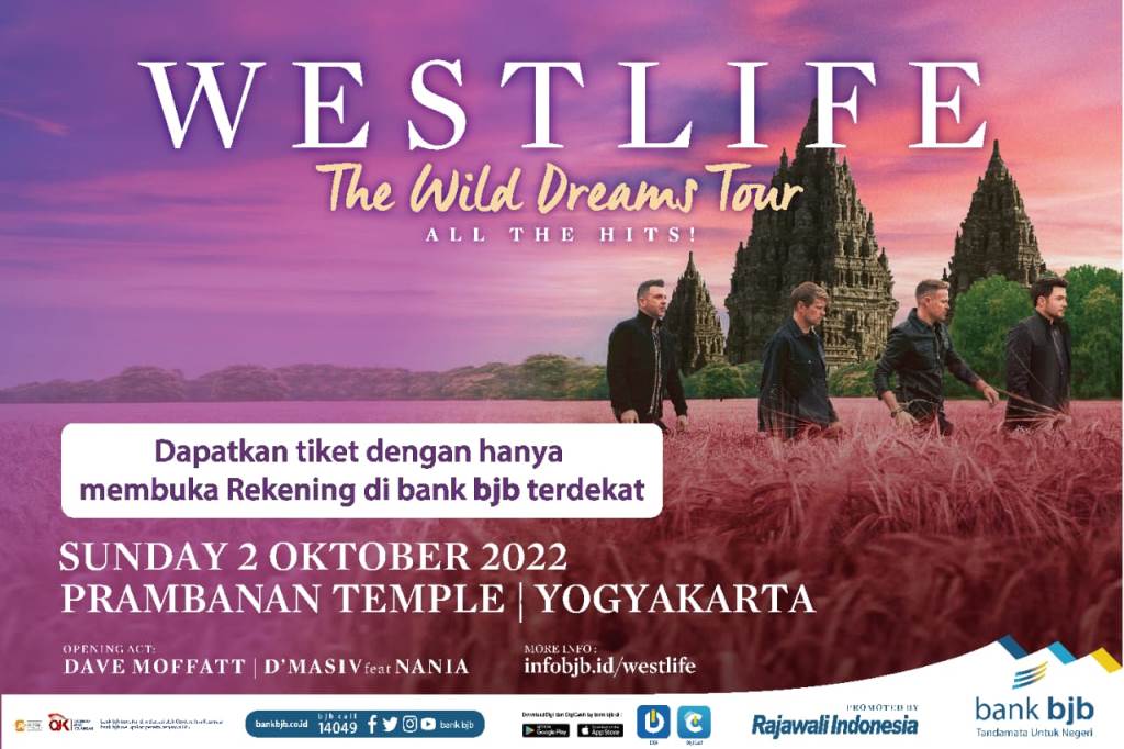 Konser Westlife The Wild Dreams Tour 2022