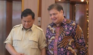 ga Hartarto menerima kunjungan Menhan Prabowo Subianto untuk membicarakan ketahanan pangan