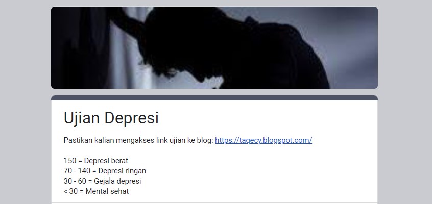 ujian depresi