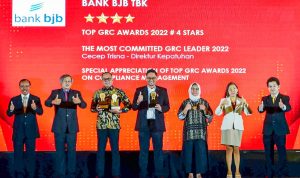 bank bjb Raih Top GRC Award 2022