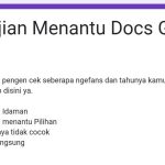 Link Ujian Menantu Docs Google Form