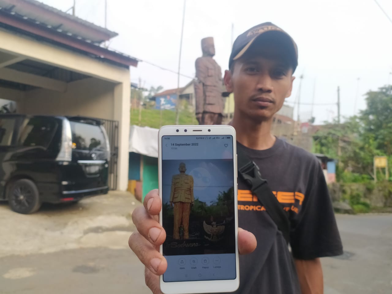 Menengok Patung Soekarno di Ciptagumati Sebelum Patung Raksasa Soekarno Tiba