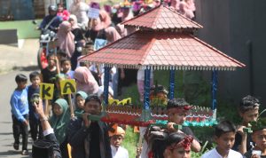 Pawai Dongdang Ramaikan Mapag Mulud 2022 di Bogor