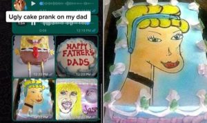 ugly cake prank
