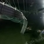 jembatan ambruk di india