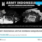 Merinding! BTS Army Project Lakukan Donasi Untuk Korban Kanjuruhan
