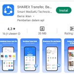 Ilustrasi aplikasi Shareit yang bisa datangkan pulsa gratis untuk kamu.