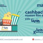Promo Bioskop XXI Pakai Livin' by Mandiri/ 21cineplex.com