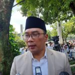 Gubernur Jabar, Ridwan Kamil saat mengungkapkan mengenai pembentukan satgas khusus untuk menangani kasus gagal ginjal.. Sabtu (22/10). Foto. Sandi