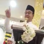 Diketahui Anies Baswedan tengah menghadiri undangan acara Maulid Akbar Nabi Muhammad SAW sekaligus akad nikah putri Habib Rizieq Shihab di Petamburan.