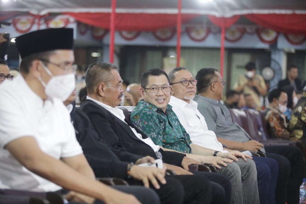 Hary Tanoesoedibjo ketika hadir dalam pengukuhan Ketua Dewan Pakar Apmiso Nusantara di Malang