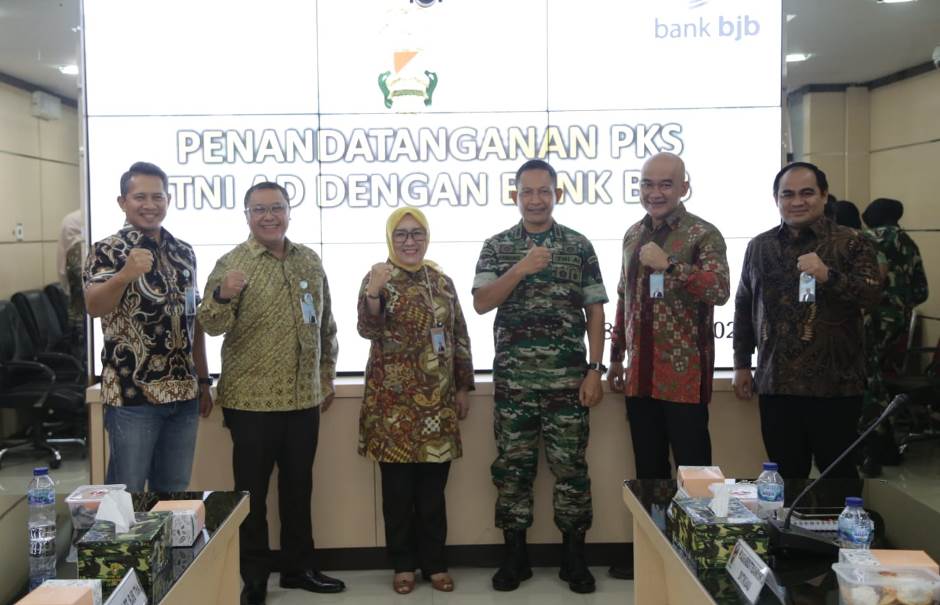 Perjanjian PKS bank bjb-TNI AD Layanan Perbankan