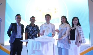 PRODUK BARU: MAKUKU meluncurkan inovasi popok generasi terbaru MAKUKU SAP Diapers Pro Care di Jakarta Convention Center (JCC), Senin (17/10).
