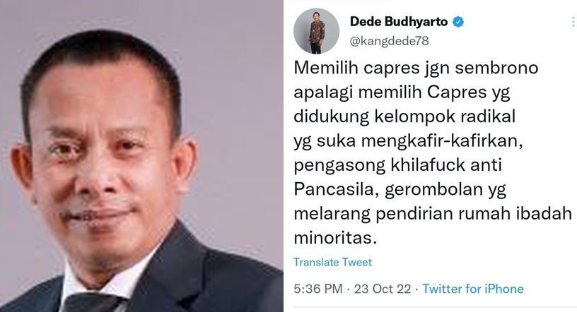 Komisaris PT Pelni Dede Budhyarto Tuai Kecaman Usai Menyebut Khilafuck