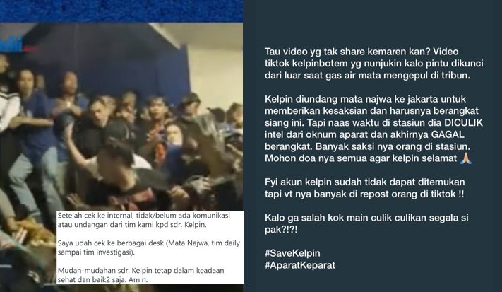 Undangan Mata Najwa untuk Kelpin Saksi Kanjuruhan Ternyata Palsu, Warganet Duga Jebakan dari Aparat