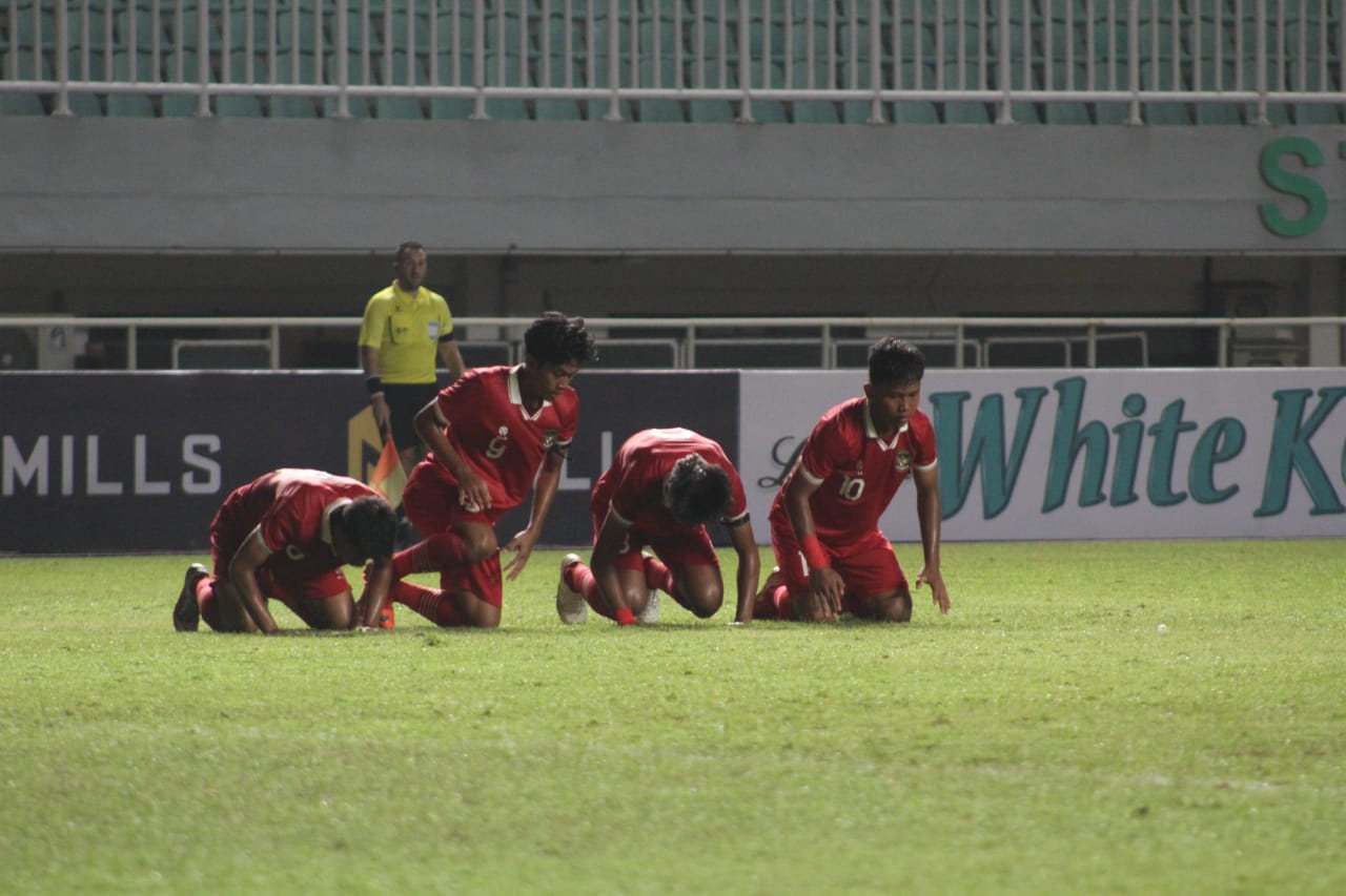 Timnas Indonesia Unggul Sementara 6-0 di Babak Pertama