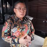 Wakil Menteri Lingkungan Hidup dan Kehutanan, Alue Dohong usai menghadiri Konferensi ASEAN Heritage Parks ke-7 di Novotel, Bogor, Selasa (1/11). (Yudha Prananda / Jabar Ekspres)