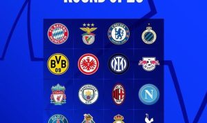 Daftar Logo tim yang lolos 16 besar liga champions 2022/23