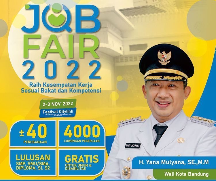 Pendaftaran Job Fair Bandung/Instagram @halobandung