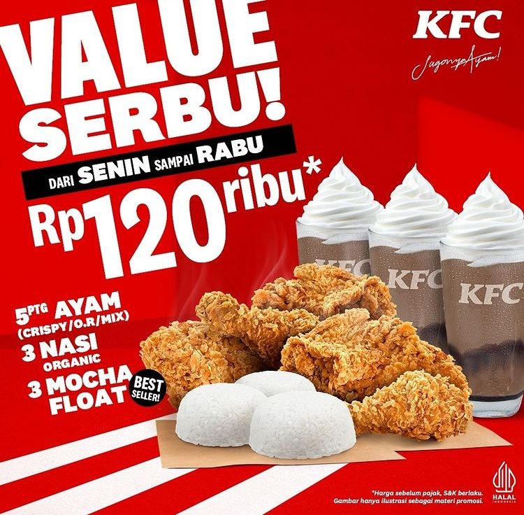 Promo KFC hari ini Rabu 15 November 2022 Lengkap dengan Harga