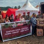 Badan Intelejen Negara (BIN) kembali menyalurkan bantuan untuk korban gempa di Cianjur. kebutuhan pokok itu, terdiri sembako