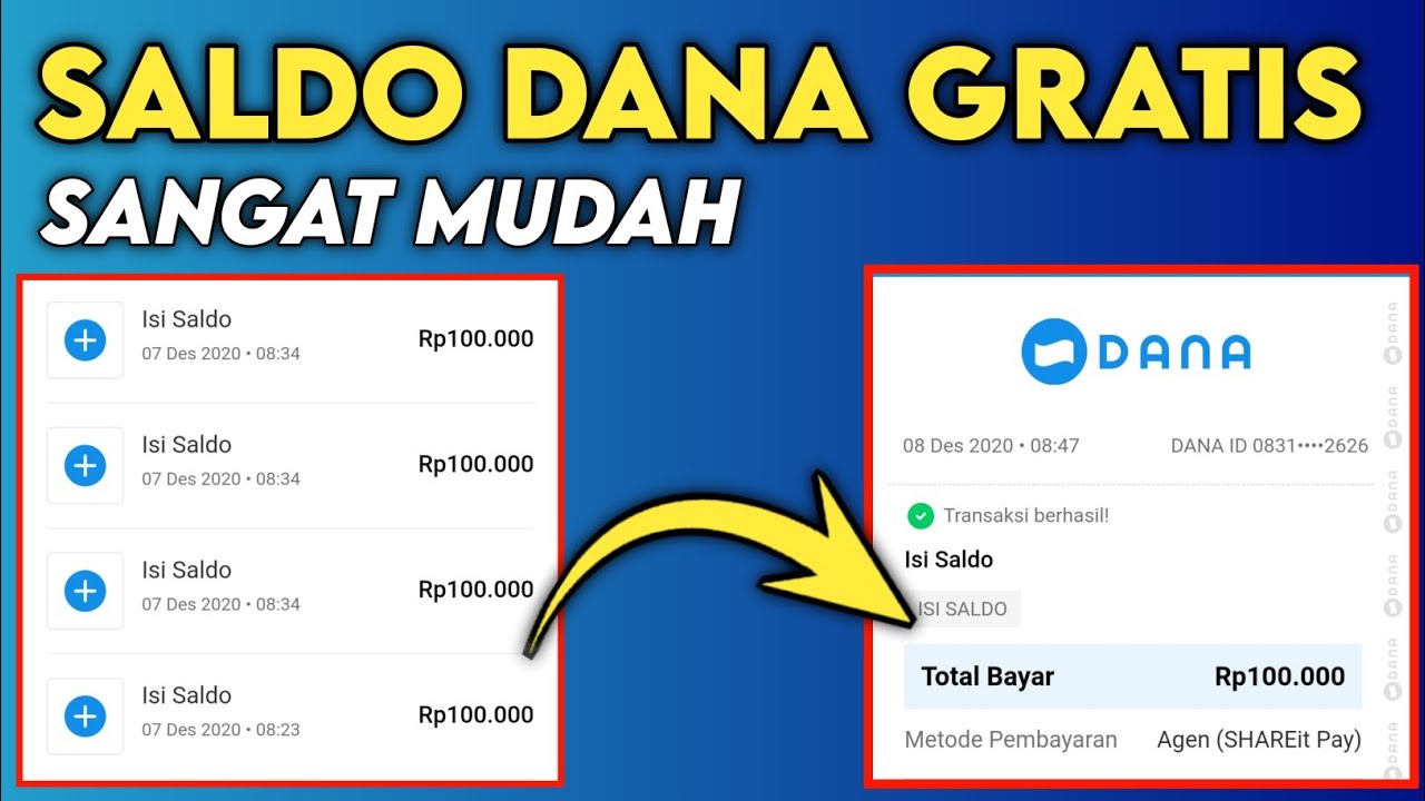 Cuma Modal Nonton Komentar YouTube, Bisa Dapat Saldo DANA Gratis Rp250 Ribu Langsung Cair