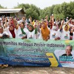 MAKIN DERAS: Ribuan warga terdiri dari nelayan pesisir Indramayu mendukung Ganjar Pranowo jadi capres RI.
